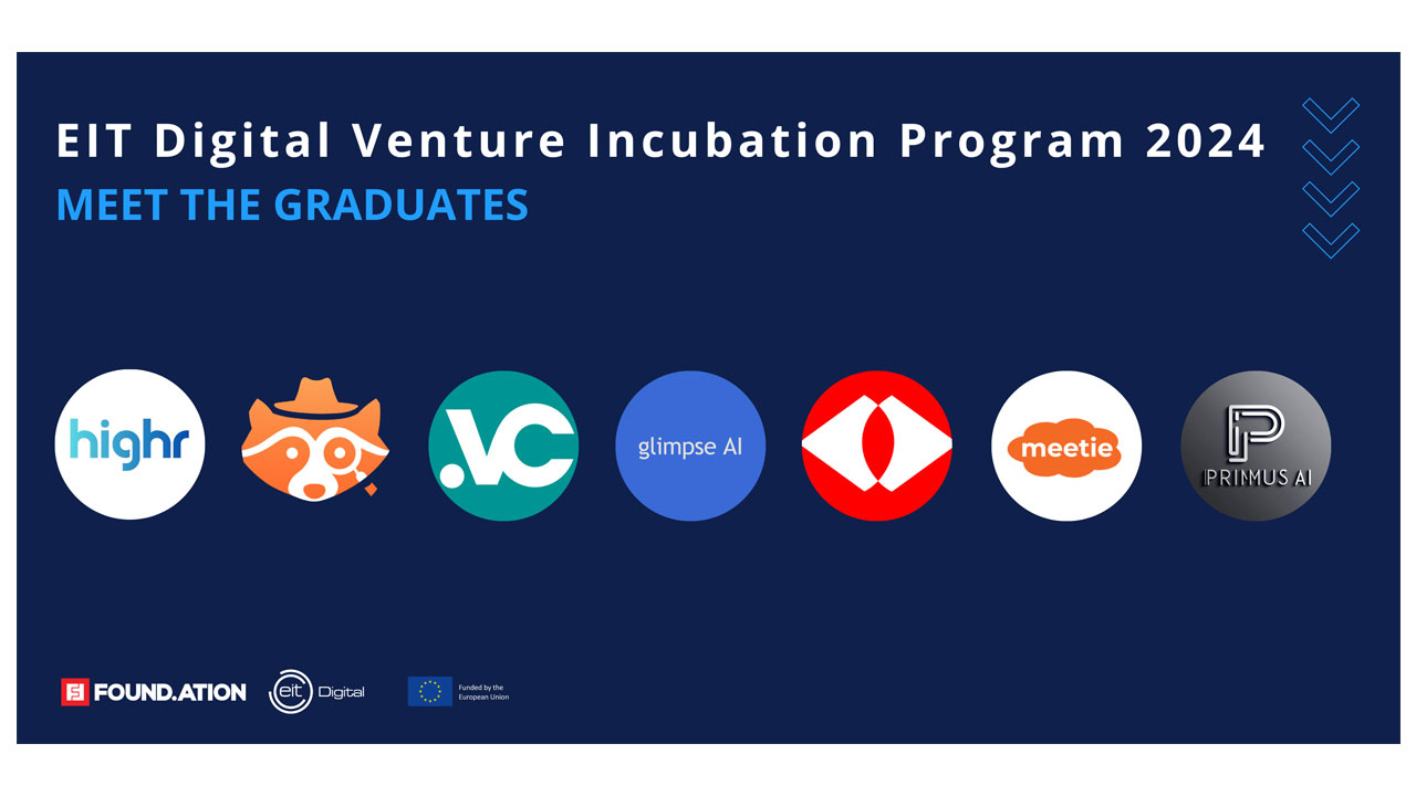 Renture Program €105.000 δόθηκαν το 2024 μέσω του EIT Digital Venture Incubation ...