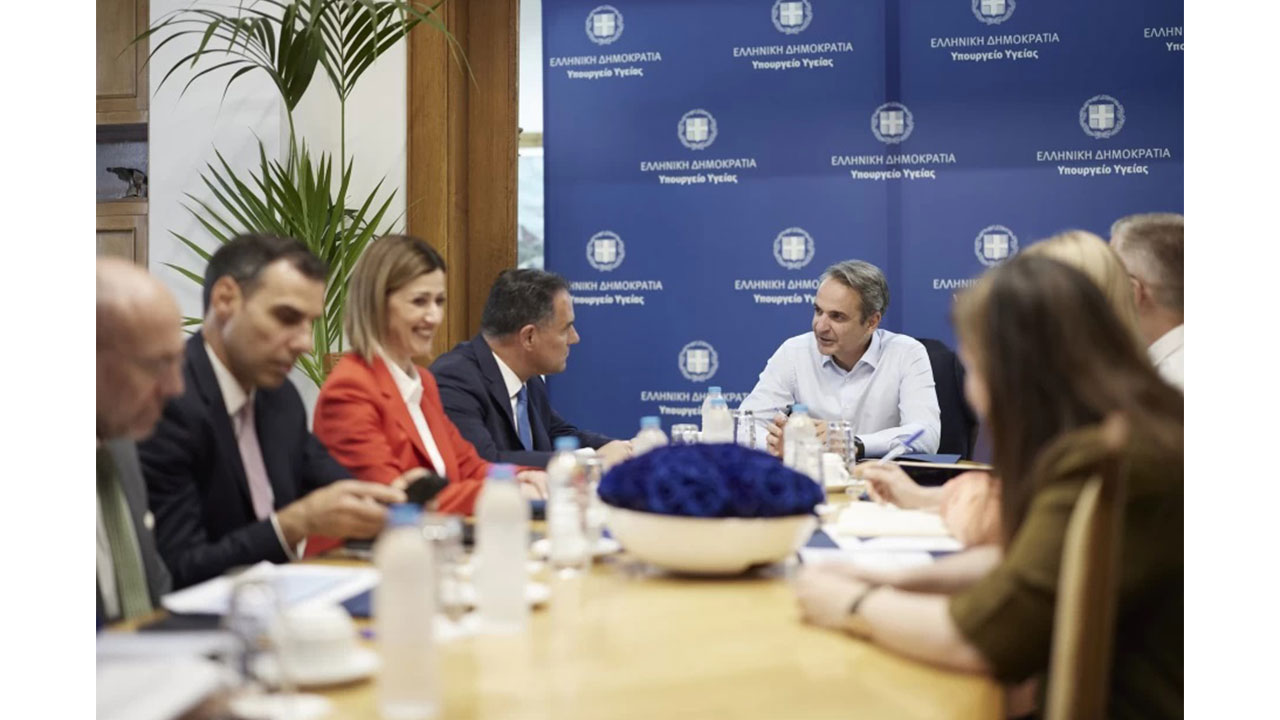 Eπίσκεψη του Πρωθυπουργού Κυριάκου Μητσοτάκη στο Υπουργείο Υγείας