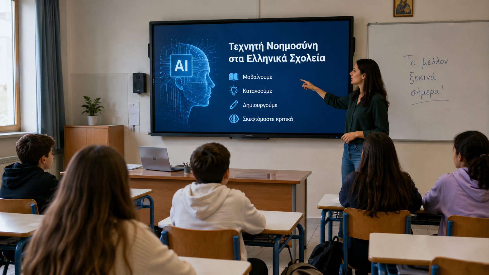 Η Ελλάδα θεσπίζει για πρώτη φορά ολοκληρωμένο πλαίσιο για την ασφαλή χρήση της Τεχνητής Νοημοσύνης στα σχολεία