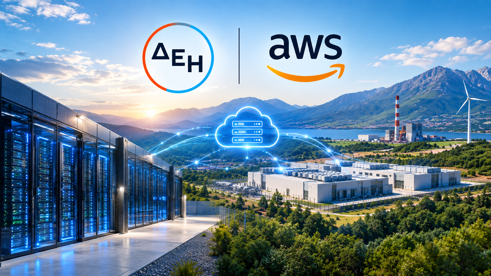 ΔΕΗ – AWS: Δεσμευτικό MoU για Data Center 300 MW στη Δυτική Μακεδονία. Η επένδυση ξεπερνά τα 10 δισ. ευρώ